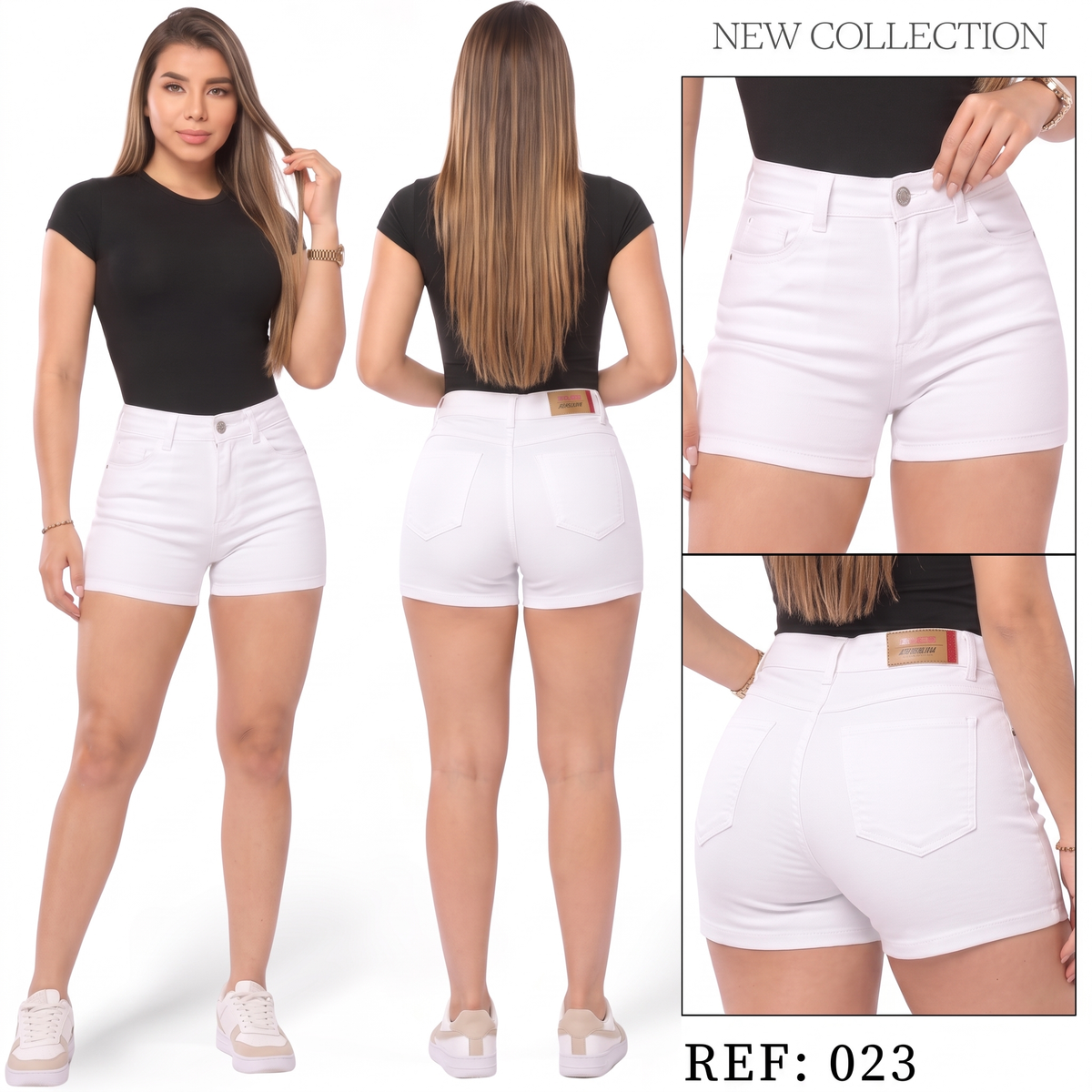 SHORT CLASICO DAMA REF BLANCO