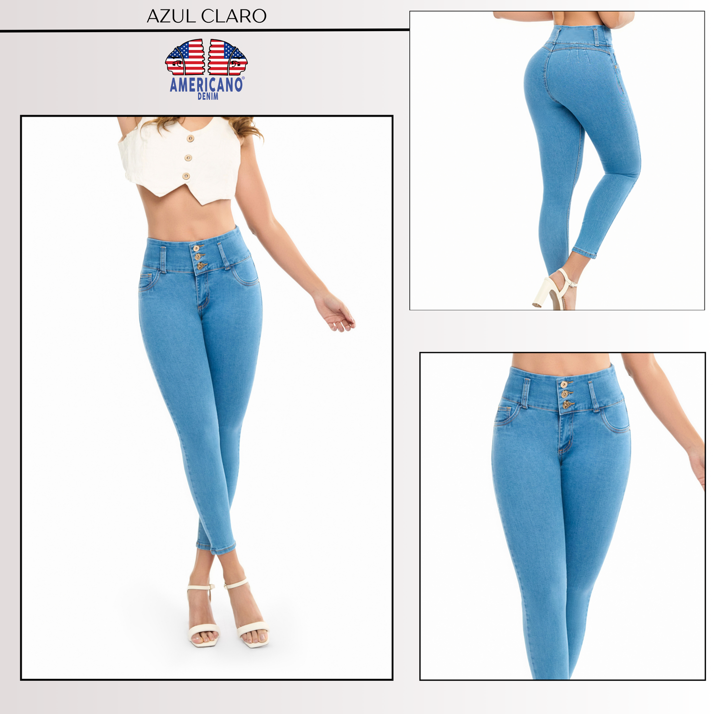 PACK X3 JEANS FIT AMERICANO