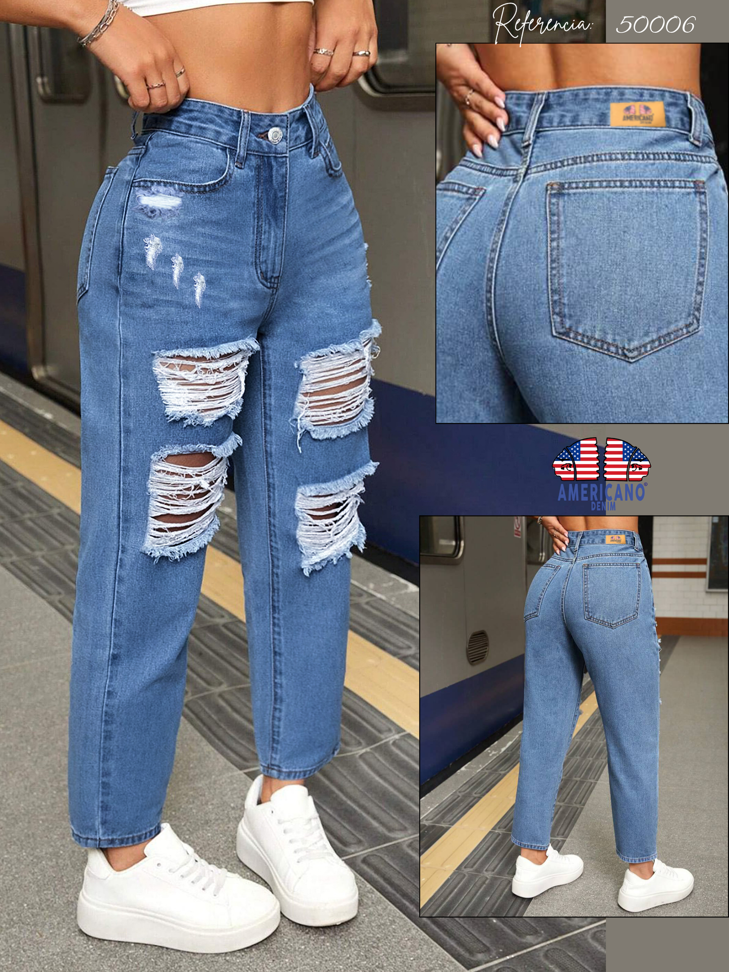JEANS AMERICANO DAMA REF 50006