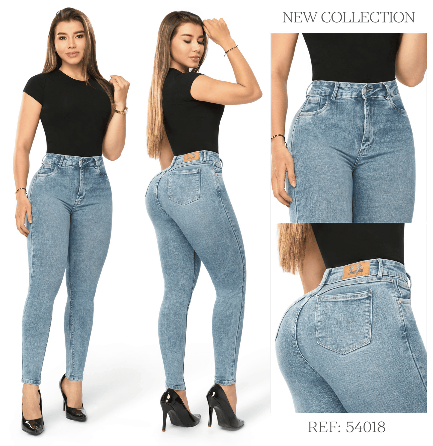 JEANS CLASICO DAMA REF 54018