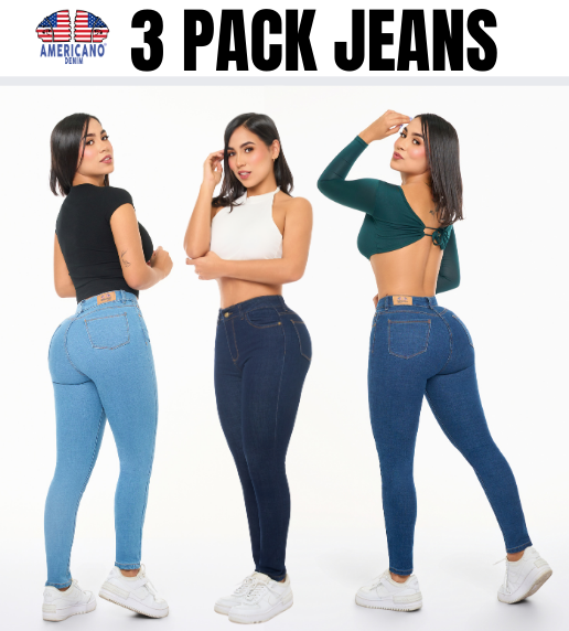 PACK X3 JEANS AMERICANO $159.900