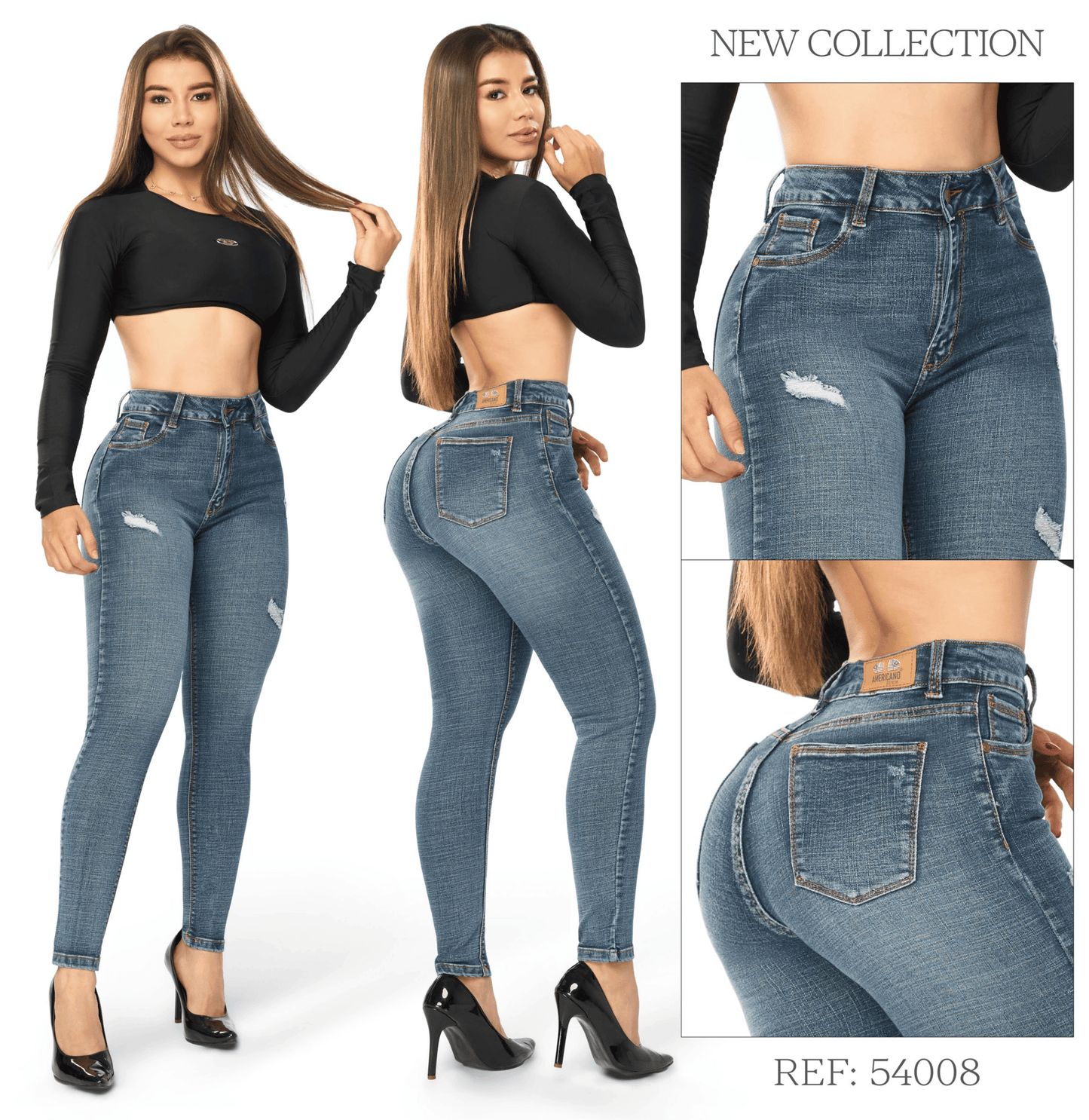 JEANS CLASICO DAMA REF 54008