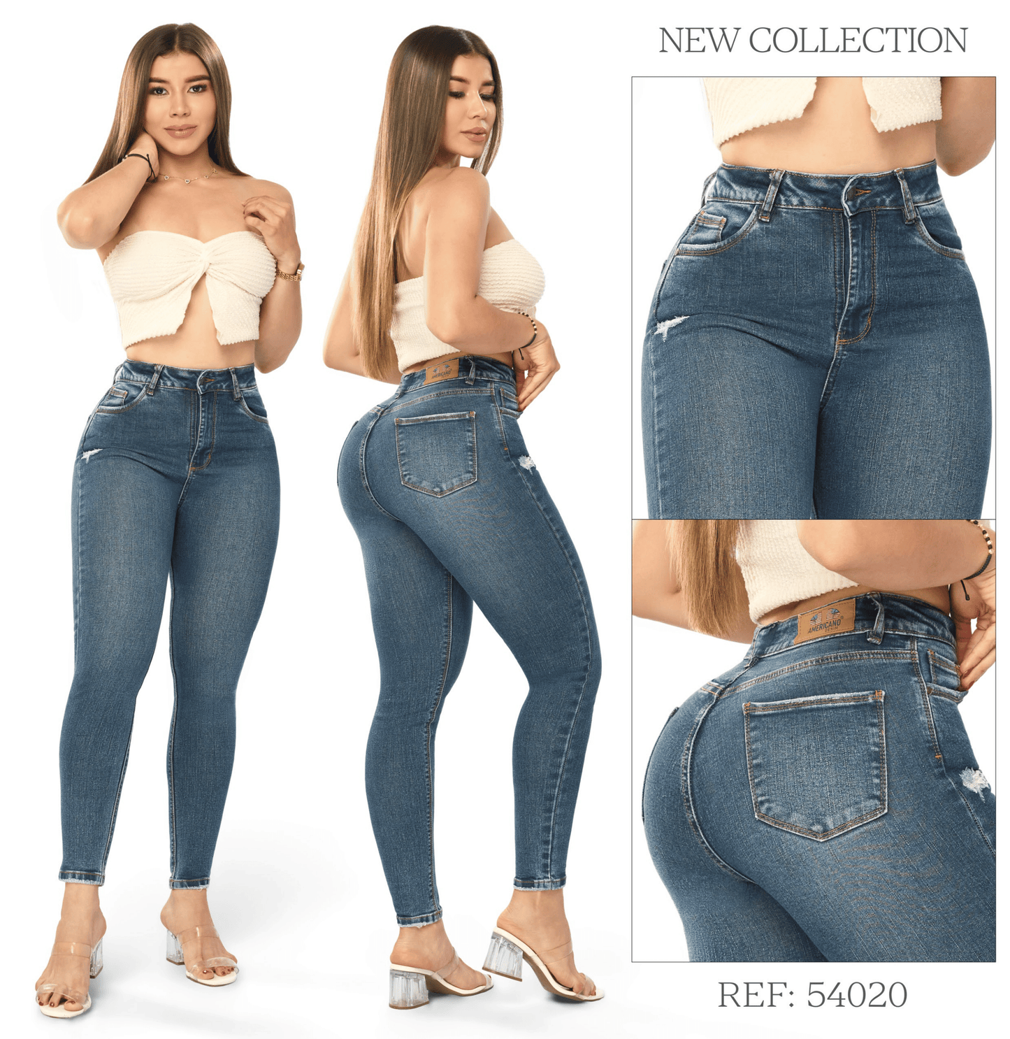 JEANS CLASICO DAMA REF 54020