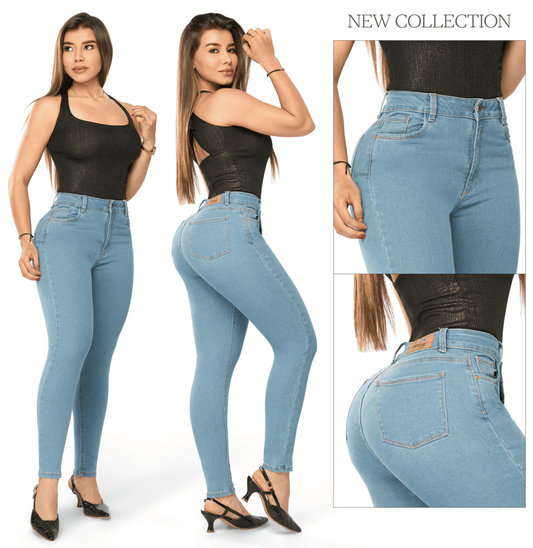 JEANS CLASICO DAMA REF AZUL CLARO