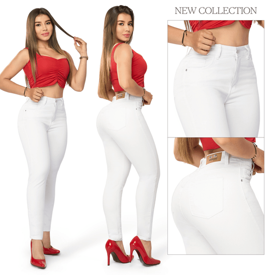 JEANS CLASICO DAMA REF BLANCO