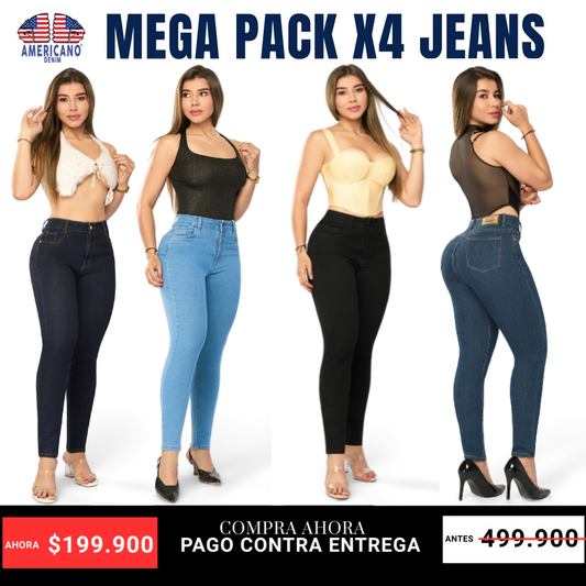 PACK X4 JEANS AMERICANO